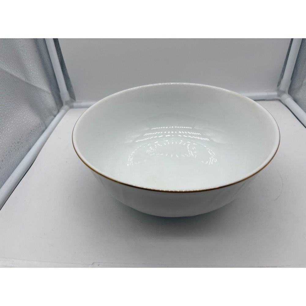 Mikasa Wedding Band Gold Round Vegetable Serving Bowl 8-inch